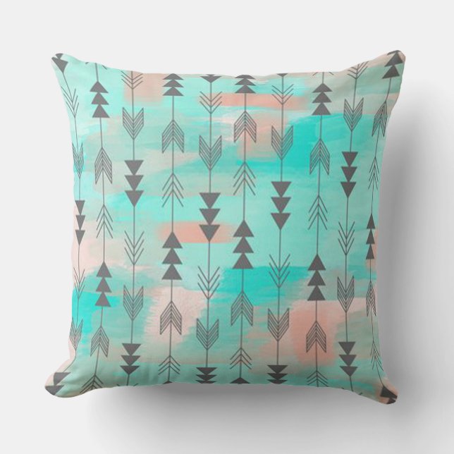 Tribal Arrows Cushion (Front)