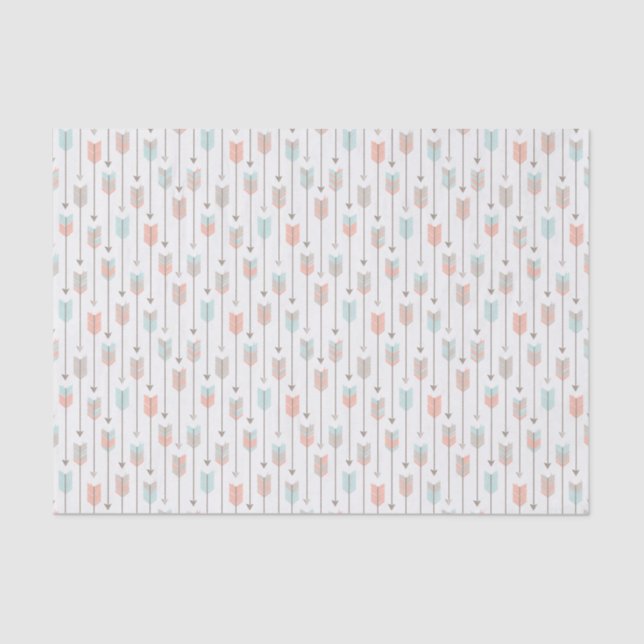Tribal Arrows Pattern Tissue Paper (Front)