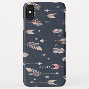 Tribal arrows with feathers pattern Case-Mate iPhone case