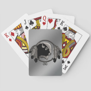 Tribal Art Cards Personalised Metis Playing Cards