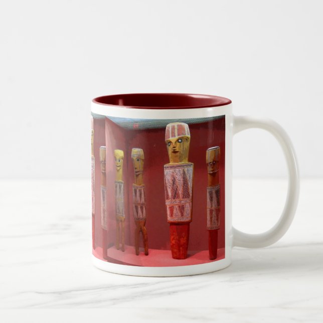 Tribal Art CB Two-Tone Coffee Mug (Right)