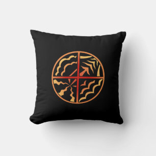 Tribal Art Pillow First Nations Art Pillows