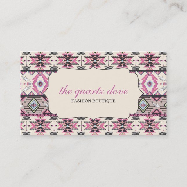 Tribal Aztec Business Cards (Front)