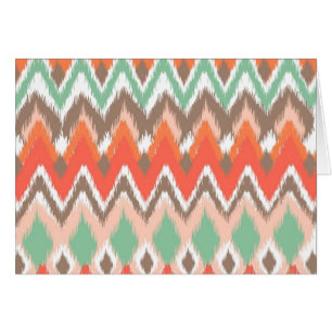 Tribal aztec chevron zig zag stripes chic pattern