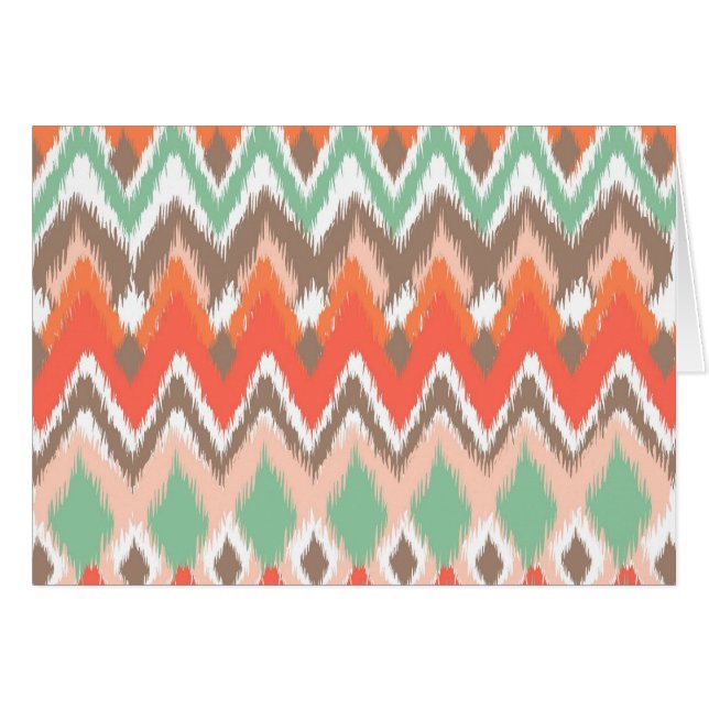 Tribal aztec chevron zig zag stripes chic pattern (Front Horizontal)