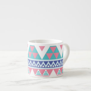 Tribal aztec colourful pattern espresso cup