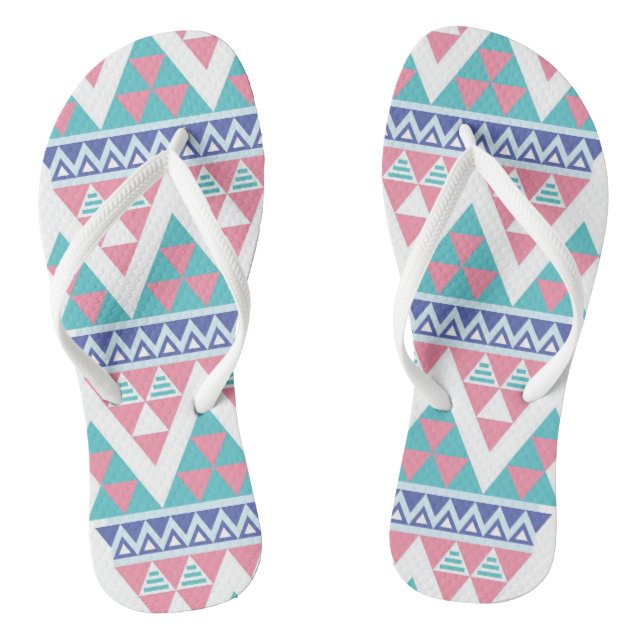 Tribal aztec colourful pattern jandals (Footbed)