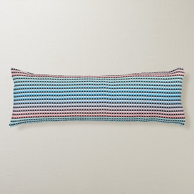Tribal Aztec Ombre Pattern Body Cushion (Front)