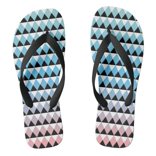 Tribal Aztec Ombre Pattern Jandals (Footbed)