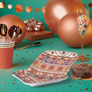 Tribal Aztec Paper Plate