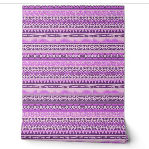 Tribal Aztec Pattern Wallpaper