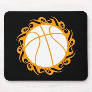 tribal basketball mouse pad