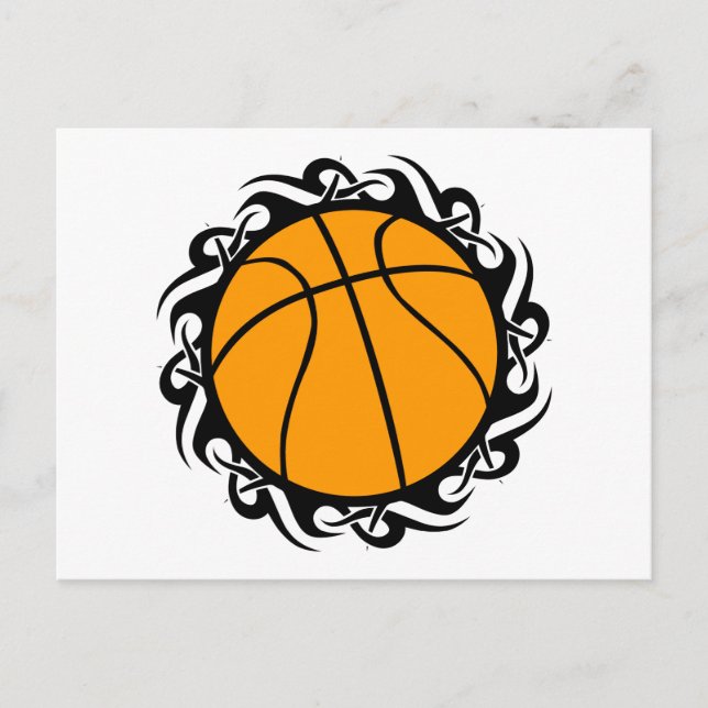 tribal basketball postcard (Front)