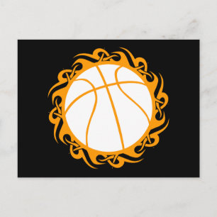 tribal basketball postcard