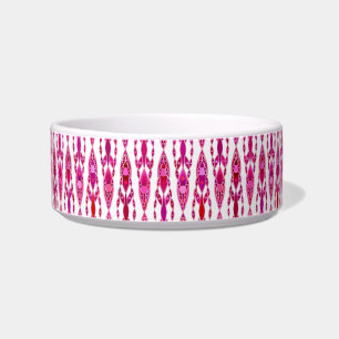 Tribal Batik - Burqundy and Fuchsia Pink Bowl