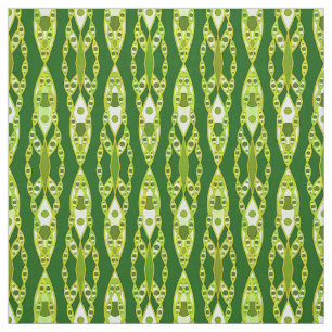 Tribal Batik - Dark Green and Avocado Fabric