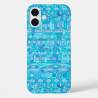 Tribal Batik - shades of blue
