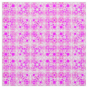 Tribal Batik - shades of pink and orchid Fabric