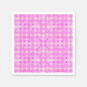 Tribal Batik - shades of pink and orchid Napkin