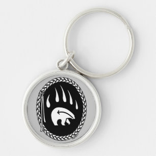 Tribal Bear Art Key Chain First Nations Bear Gifts