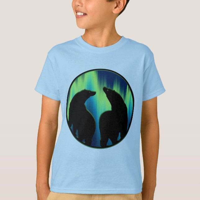 Tribal Bear Art Kid's Sweatshirts Bears Shirt (Front)