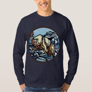 Tribal Bear Art Shirt Polar Bear Men's Shirt
