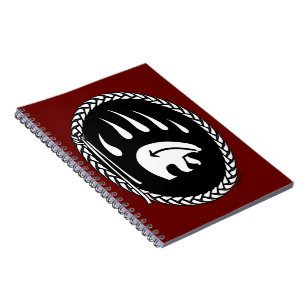 Tribal Bear Journal Custom Native Art Notebook