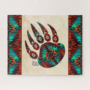 Tribal Bear Paw Jigsaw Puzzle
