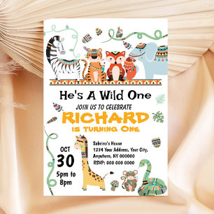 Tribal Birthday Invitation