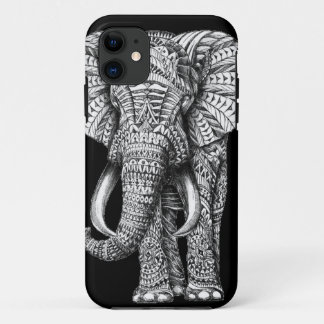 Tribal Black Elephant Case-Mate iPhone Case