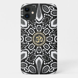 Tribal Black+White Aum iPhone 4 Case-Mate Case