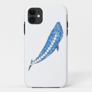 Tribal Blue Whale Case-Mate iPhone Case