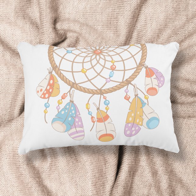 Tribal Boho Dreamcatcher Decorative Cushion (Creator Uploaded)