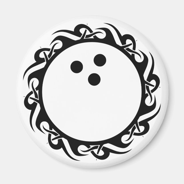 tribal bowling magnet (Front)