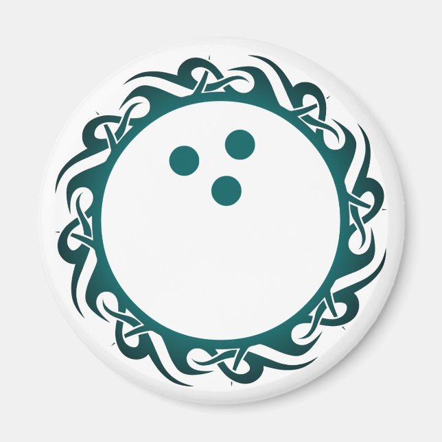tribal bowling magnet (Front)