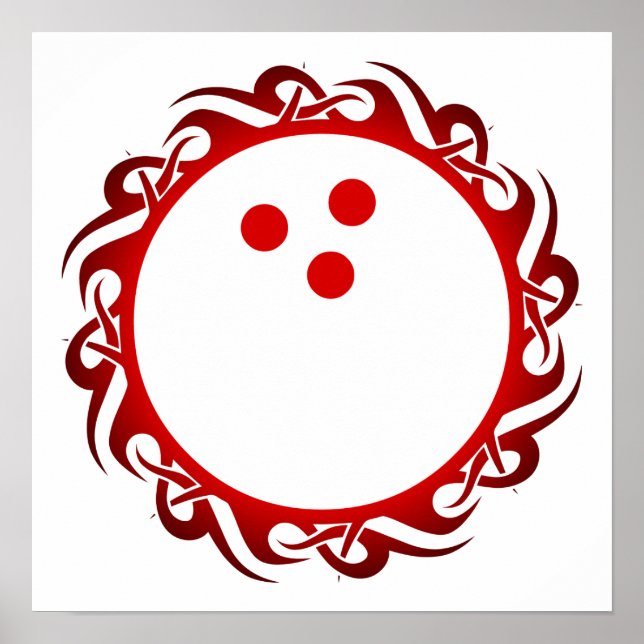 tribal bowling poster (Front)