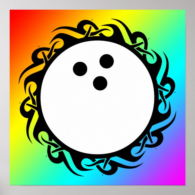 tribal bowling poster (Front)