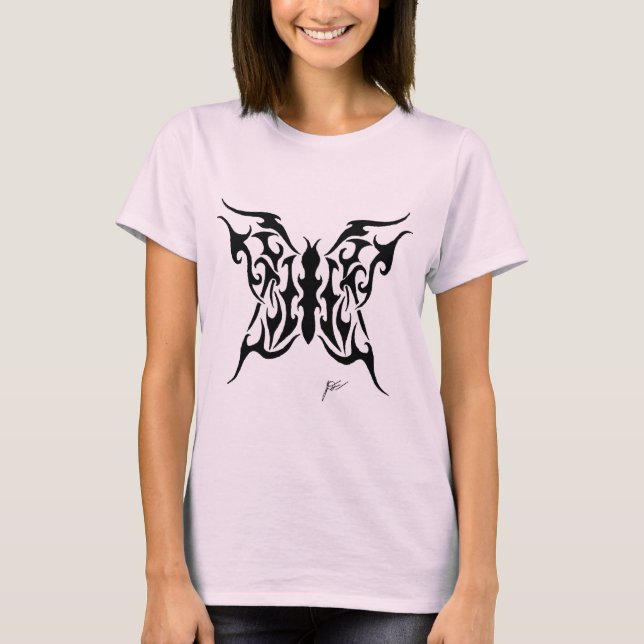 Tribal Butterfly 4 T-Shirt (Front)