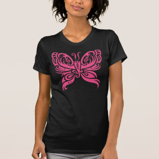 Tribal Butterfly (Pink) T-Shirt