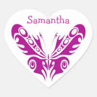 Tribal Butterfly Tattoo Design