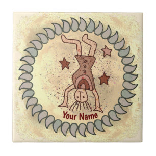 Tribal Cartwheel Tile