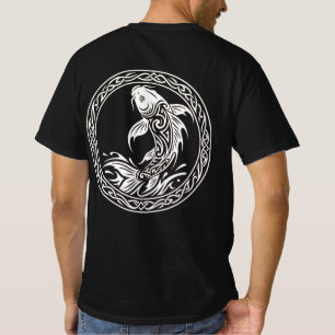 Tribal Celtic Koi Fish Wisdom Symbol T-Shirt