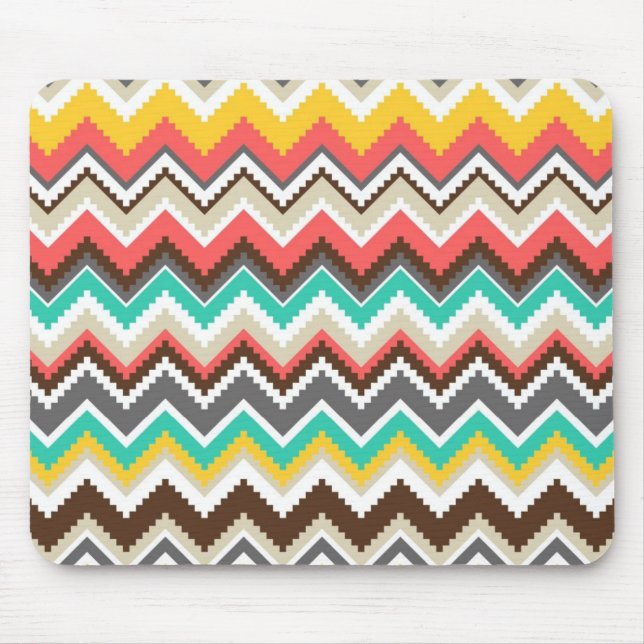 Tribal Chevron Mouse Pad (Front)