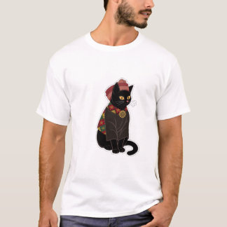 Tribal Chief Black Cat Tote Bag T-Shirt
