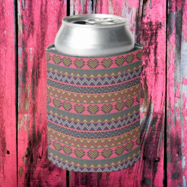Tribal Chill Beverage Cooler – Boho Bold  (Creator Uploaded)