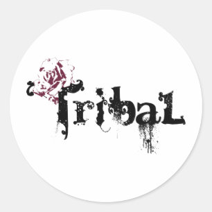Tribal Classic Round Sticker