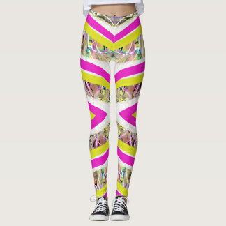 Tribal Confetti Abstract Leggings
