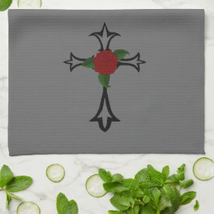 Tribal Cross Kitchen Towel