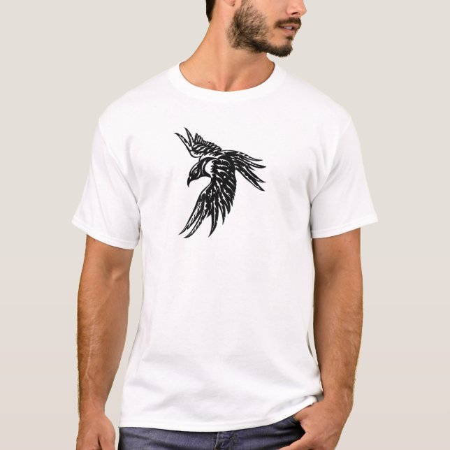 Tribal Crow T-Shirt (Front)