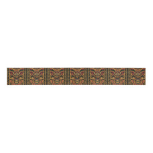 Tribal Cyan "Aztec Dream" Grosgrain Ribbon Spool